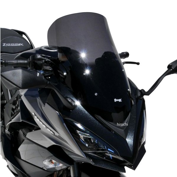0103S80-XX アルマックス ERMAX ハイプロテクションウインドスクリーン 50cm 20年 Ninja1000、Z1000SX サテングレー