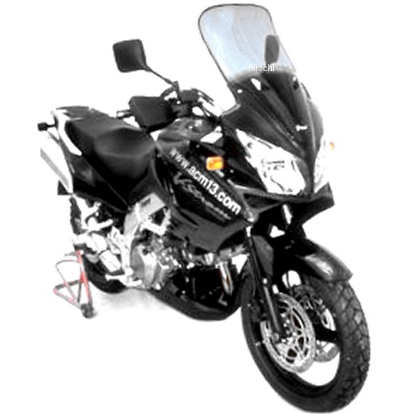 0104XX061 アルマックス ERMAX ハイプロテクションウインドスクリーン +18cm(59cm)02年-03年 V-Strom1000、DL1000 スカイブルー