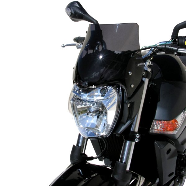 0104XX080 アルマックス ERMAX ハイプロテクション ウインドスクリーン 25cm 08年-11年 GSR600 ダークブラック