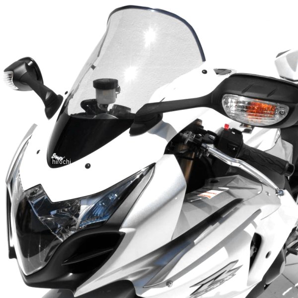 0104XX095 アルマックス ERMAX ハイプロテクション ウインドスクリーン 39cm 09年-16年 GSX-R1000 ダークブラック