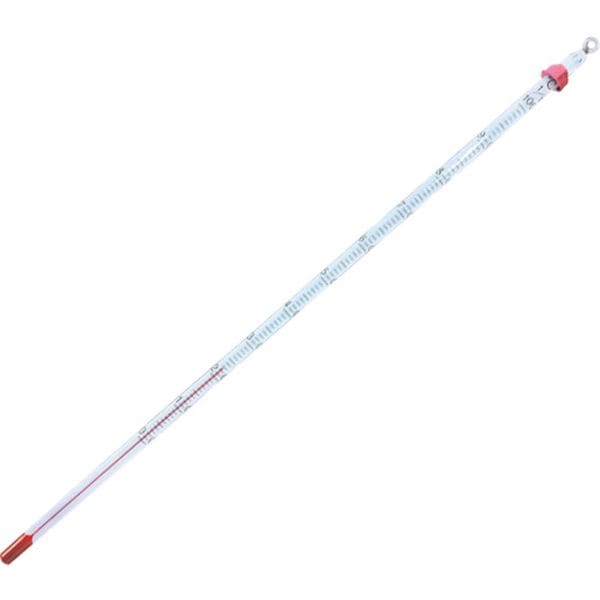 011000 166-4340 (株)佐藤計量器製作所 佐藤 アルコール棒状温度計(30cm)0：100