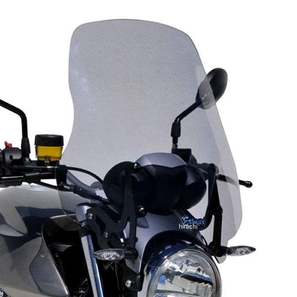 0110XX029 アルマックス ERMAX ハイプロテクションウインドスクリーン 50.5cm 12年-14年 BMW R1200R ライトブラック