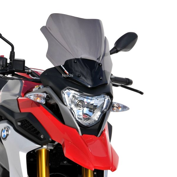 0110043-XX アルマックス ERMAX ハイプロテクションウインドスクリーン 34cm 18年-20年 BMW G310GS サテンブラック