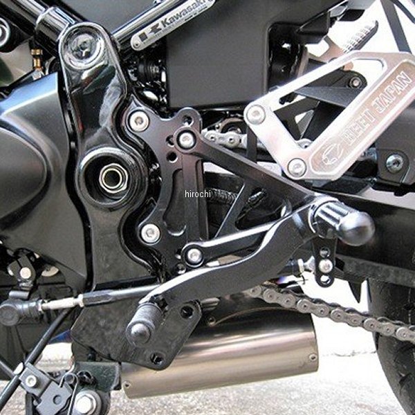 0111-KE3-49 ビート BEET バックステップ 18年-19年 Z900RS 黒/ハイパーバンク シルバー