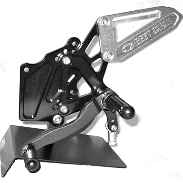 0111-KE5-49 ビート BEET バックステップ 14年以降 ニンジャ400、ニンジャ250 黒/ハイパーバンク シルバー