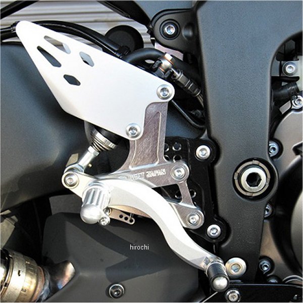 0111-KE8-20 ビート BEET バックステップ 固定式 19年 ニンジャ ZX-6R ハイパーバンク シルバー
