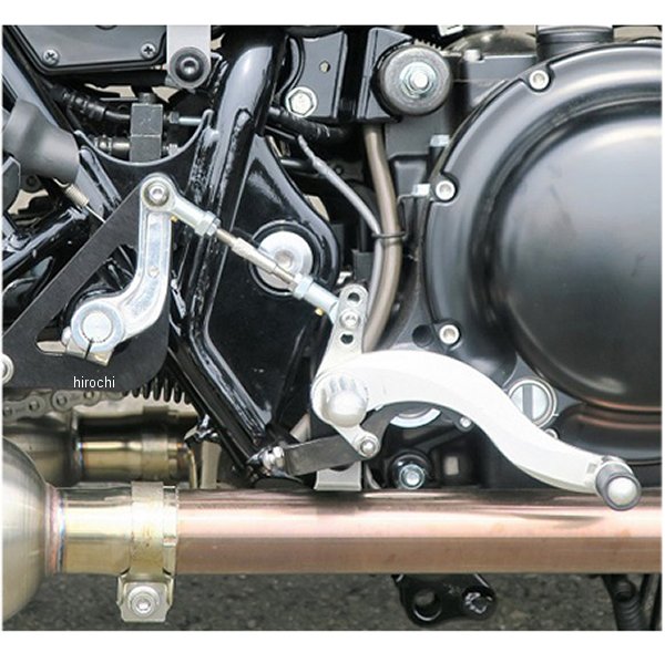 0111-KF1-20 ビート BEET バックステップ 固定式 19年以降 W800 ハイパーバンク シルバー