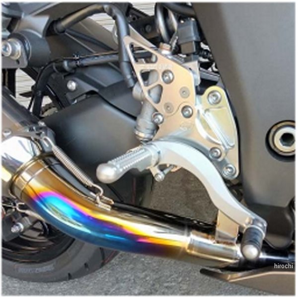 0111-KF7-20 ビート BEET バックステップ 固定式 20年 Ninja1000SX シルバー ハイパーバンク