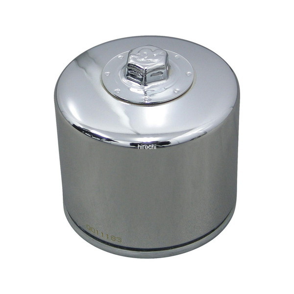 011117-NF K&N ケーアンドエヌ ショートオイルフィルター クローム ショベル用