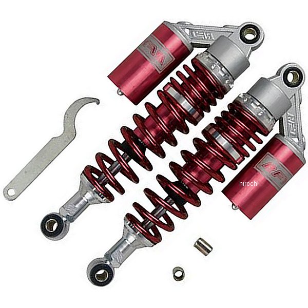 013010488 エナジープライス リアサスペンション 強化SHタイプ 320mm 赤/赤 2本入り