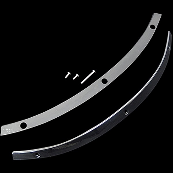 1389 クリアキン Kuryakyn ウインドシールドトリム ブラック 14年-16年 FLT