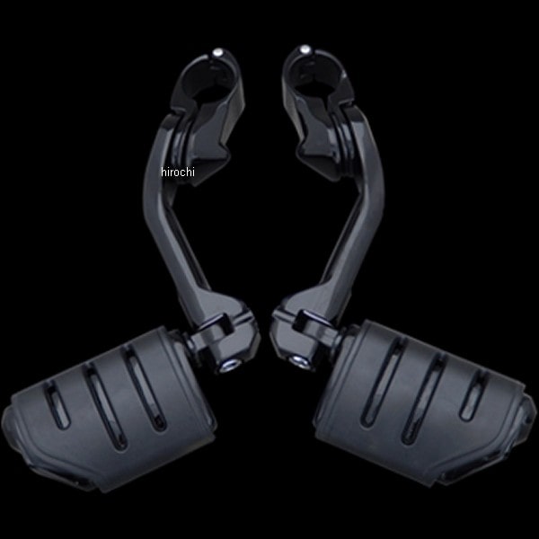 7584 クリアキン Kuryakyn アジャスタブル ツアーテック ハイウェイマウント ロング ブラック