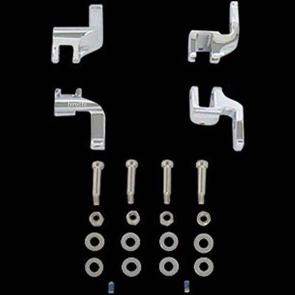 4588 クリアキン Kuryakyn フットボード リロケーター ブラケット 97年-16年 ツーリング