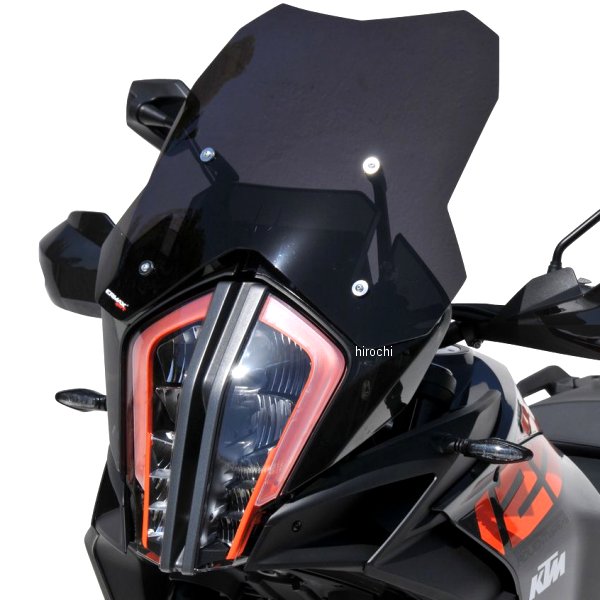 0154006-XX アルマックス ERMAX ハイプロテクションスクリーン 48cm 17年-20年 KTM 1290 Super Adventure S ライトブラウン