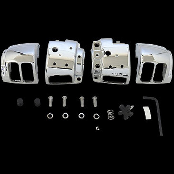 7808 クリアキン Kuryakyn スイッチハウジング クローム 96年-13年 ハーレー