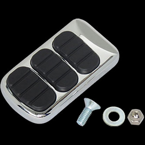 8027 クリアキン Kuryakyn ISO ブレーキペダルパッド 80年以降 ツーリング、86年以降 FLソフテイル