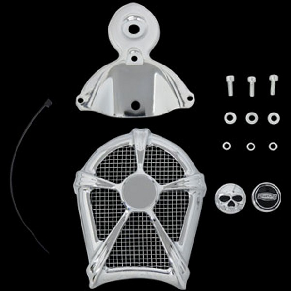 7295 クリアキン Kuryakyn MACH2 ホーンカバー クローム/クロームメッシュ