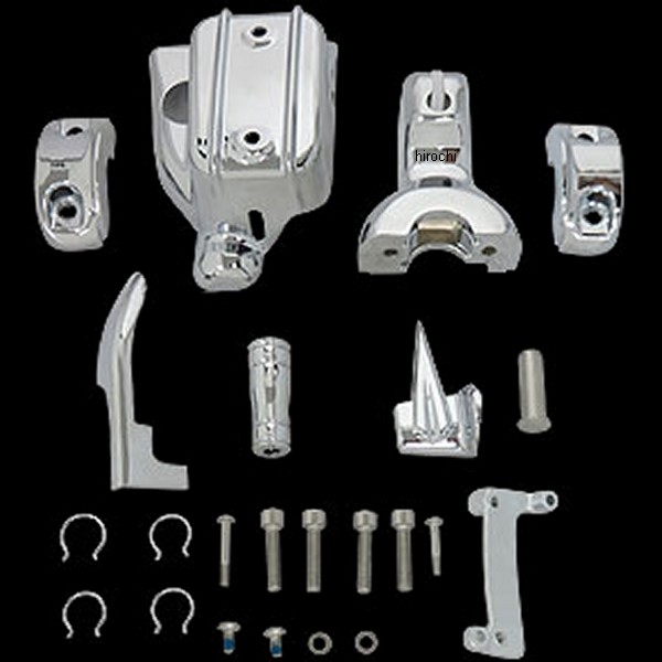 1740 クリアキン Kuryakyn ハンドルバーコントロール ドレスアップキット 08年-13年 ツーリング