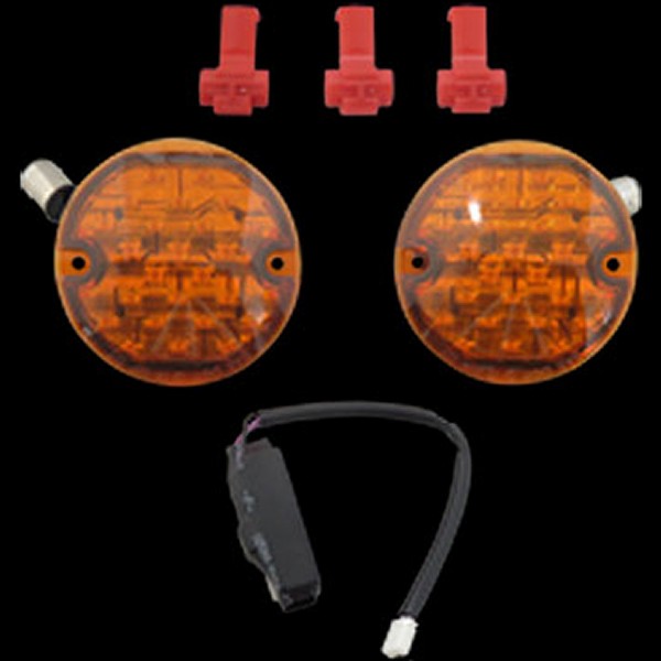 5440 クリアキン Kuryakyn LED フロントターンシグナル アンバーレンズ