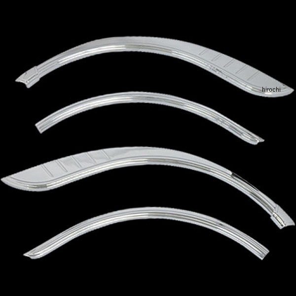 7214 クリアキン Kuryakyn リアフェンダートリム クローム 14年-16年 トライグライド