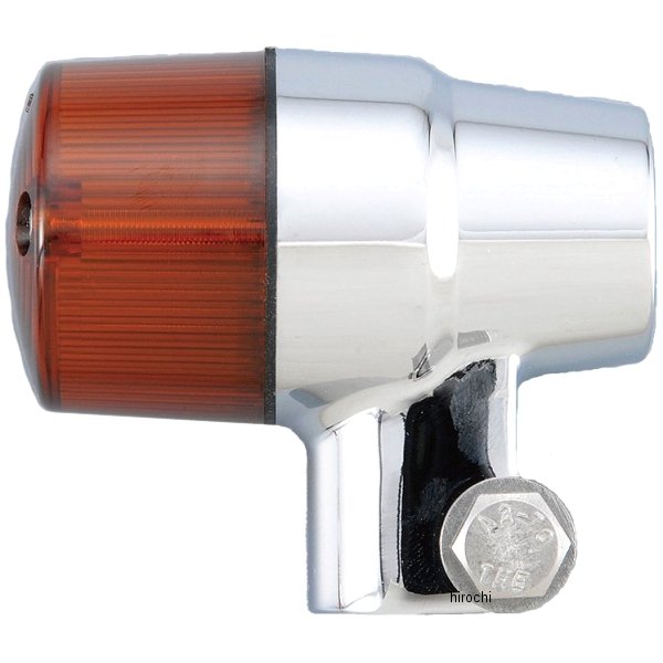 016132-33 ポッシュ POSH ウインカーセット 07年以降 エストレヤ、W650、W400 スーパーバイクミニタイプ メッキ/オレンジ