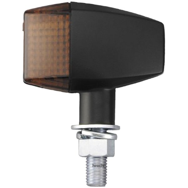 016146-56 ポッシュ POSH ウインカーセット 07年以降 エストレヤ、W650、W400 クラシカルシリーズ スリム&シャープタイプ 黒/オレンジ