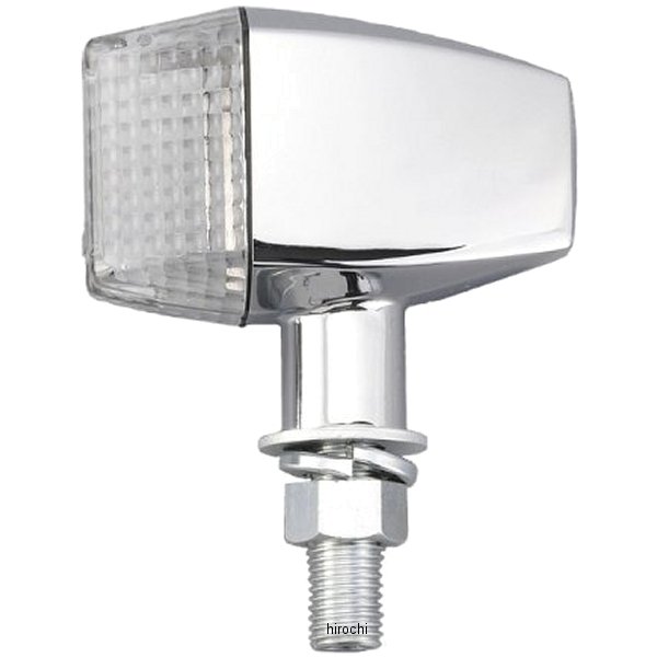 016147-53 ポッシュ POSH ウインカーセット 07年以降 エストレヤ、W650 クラシカルシリーズ スリム&シャープタイプ メッキ/クリアー