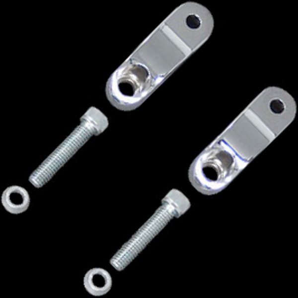 016555 ネオファクトリー 10mmスタッド ウインカーステー キット クローム 49mmフォーク用 左右ペア