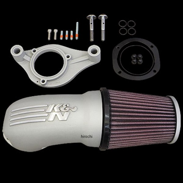 63-1139S K&N エアーチャージャー フィンタイプ 17年以降 ミルウォーキーエイト シルバー