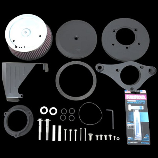 RK-3954B K&N エアクリーナーキット ハマー 17年以降 ミルウォーキーエイト 黒