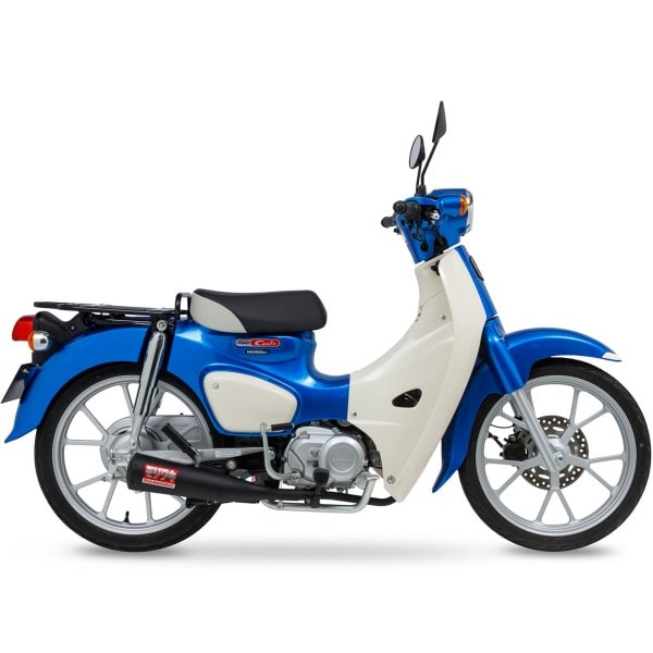 01810-H01W2-00 モリワキ フルエキゾースト メガホン 22年 スーパーカブ110、クロスカブ110 黒