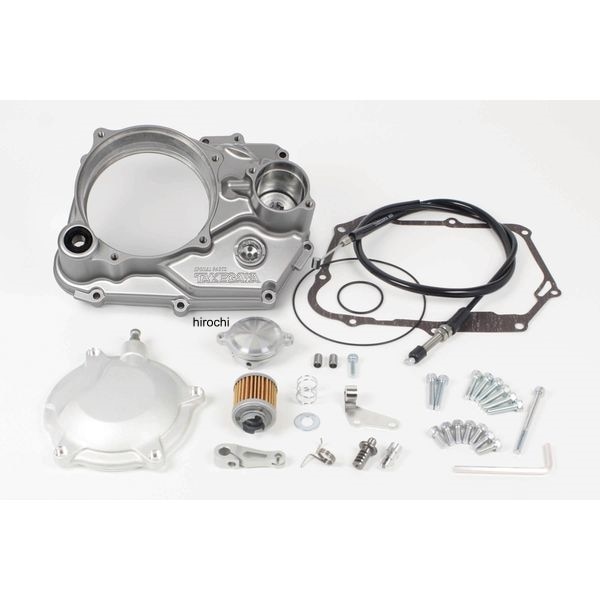 02-01-0447 SP武川 スペシャルクラッチカバーキットTYPE-R WET/ワイヤー/シルバー モンキー