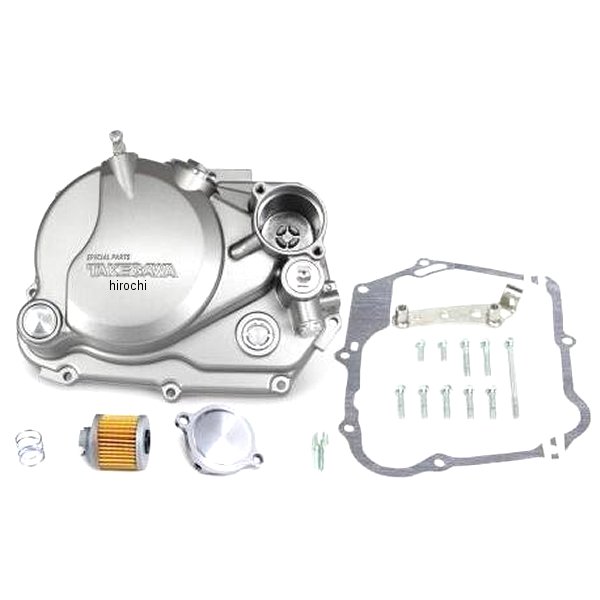 02-01-0477 SP武川 スペシャルクラッチカバーキット アルミダイカスト/シルバー塗装