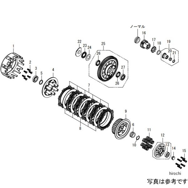 02-02-0177 SP武川 乾式クラッチインナーキット タイプ-R モンキー