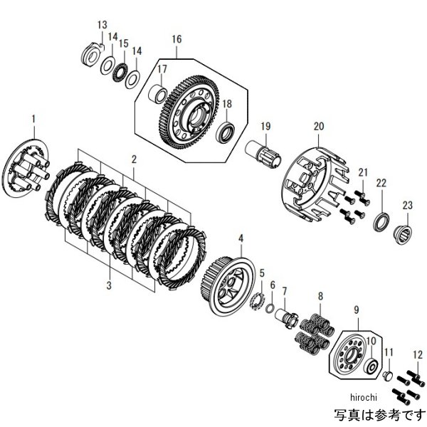02-02-0180 SP武川 スペシャルクラッチインナーキット タイプ-R モンキー125