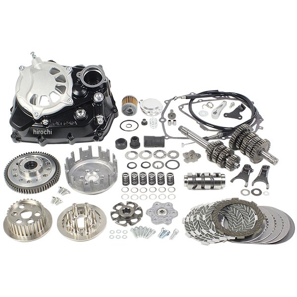 02-03-0119 SP武川 乾式クラッチ タイプ-R & TAF5速クロスミッションキット グロム、MSX125、MSX125SF スリッパー有り