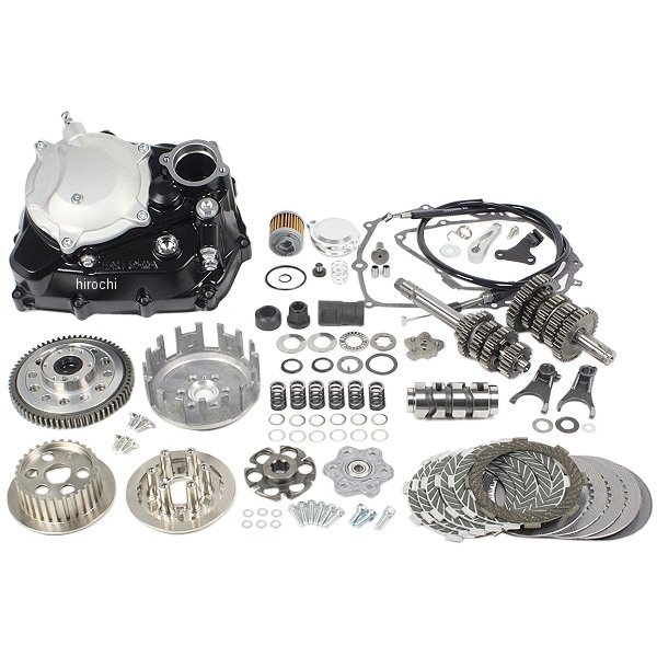 02-03-0121 SP武川 スペシャルクラッチ タイプ-R & TAF5速クロスミッションキット グロム、MSX125、MSX125SF スリッパー有り