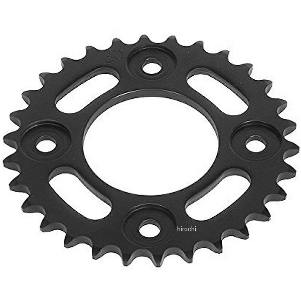 02-07-0021 SP武川 ドリブンスプロケット クロスカブ110、スーパーカブ110 30T スチール製 ブラック塗装