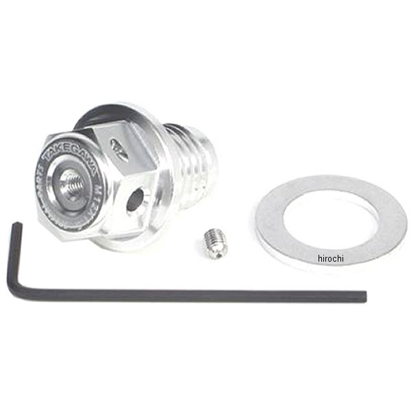 SP武川 アルミドレンボルト ネオジム磁石付き M12×1.5 シルバー