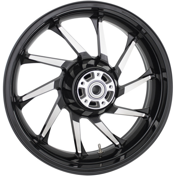 0202-2160 3D-HUR185BC COASTAL MOTO リアホイール 18x5.5 ハリケーン 08年-21年 ABS無 FL 黒