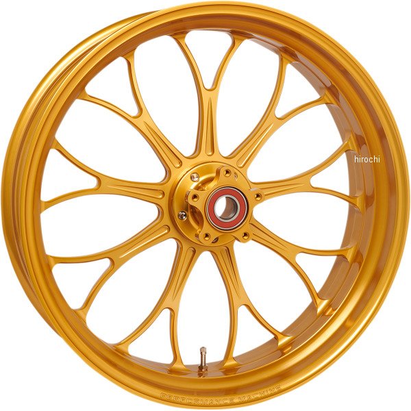 0202-2172 12697814RRVNAPG パフォーマンスマシン リアホイール 18X5.5 レボリューション 09年-21年 ハーレー ABS有り/シングル ゴールド