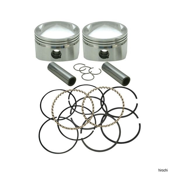 106-5536 S&Sサイクル S&S Cycle S&S 鍛造ピストンセット 36-84年 3-5/8" +.010"OS