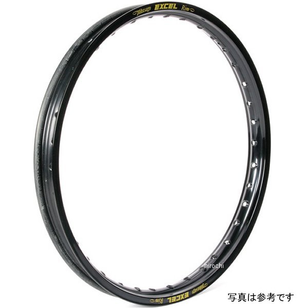 0210-0044 DCK411 エキセル EXCEL アルミリム リア 16X1.60 03年以降 CRF150 36H 黒