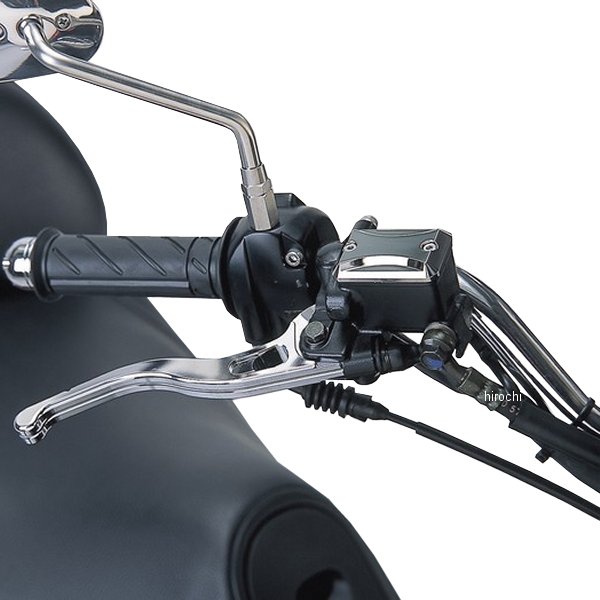 021026-03 ポッシュ POSH マシンドブレーキレバー 02年-08年 マジェスティ125 シルバー リア側