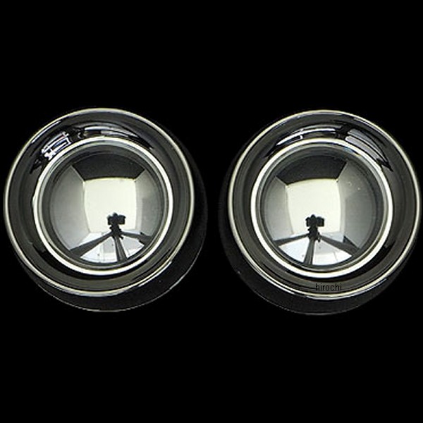 5480 クリアキン Kuryakyn ディープディッシュ ウインカーブラックベゼル スモーク