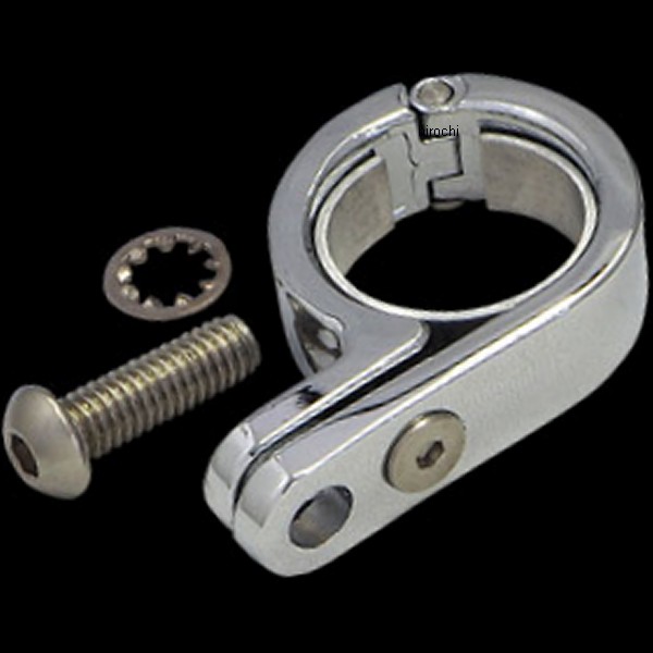 4024 クリアキン Kuryakyn Pクランプ 1-1/8 or 1-1/4インチ クローム