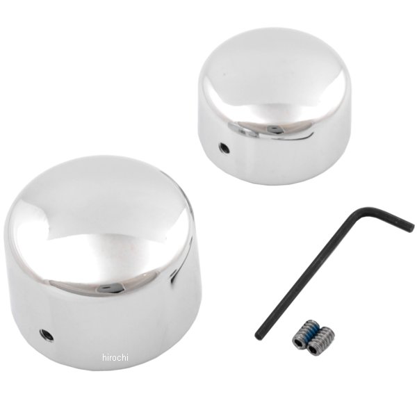 0214-0449 DRAG アクスル キャップ リア 08年-17年 FXD/FXS/FXST/FLST クローム