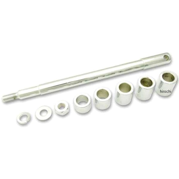 0214-0570 ガッツクローム アクスルシャフトキットフロント 86年-99年 FLSTF、FLSTN