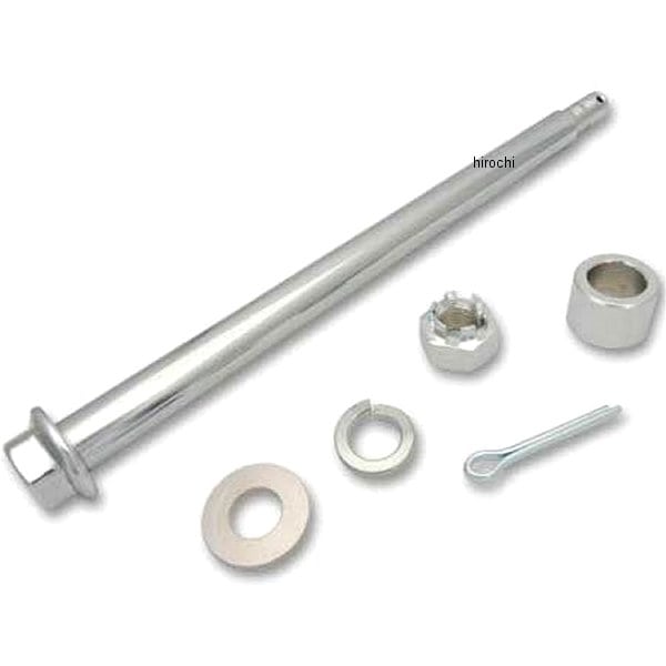 0214-0581 ガッツクローム アクスルシャフトキット リア 73年-85年 ビッグツイン クローム