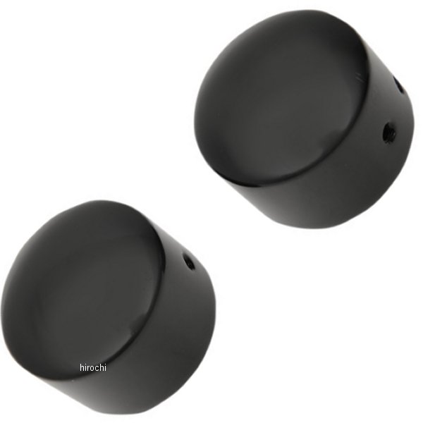 0214-1235 DRAG アクスル キャップ フロント 08年-20年 FLT 黒